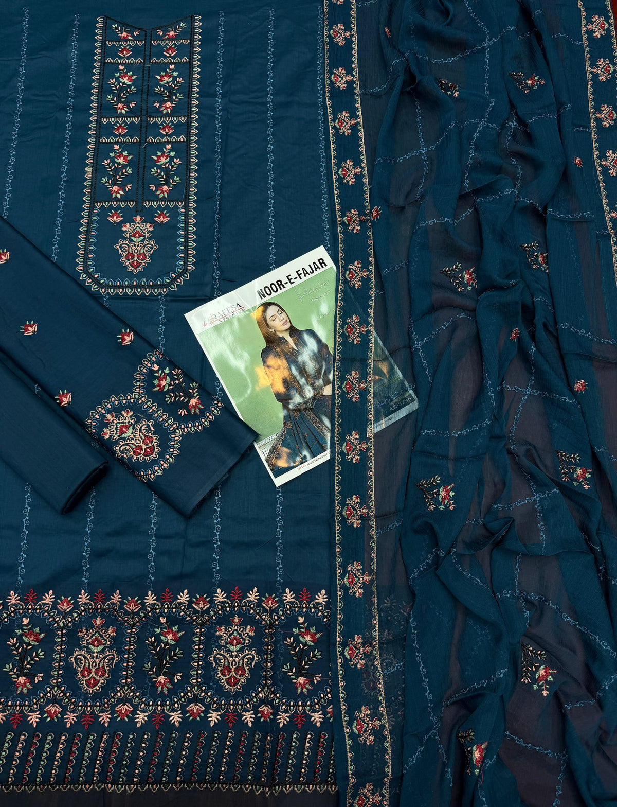 Fine Quality Lawn with Chiffon Emb Dopatta*